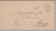 Heimat BE Schloss-Wyl 1881-06-11 BOM Nach Bern - Storia Postale