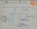 Heimat LU Sursee 1904-09-08 NN-Brief Zu#66E Stehende NN-Brief N. Littau - Lettres & Documents