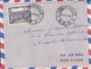 MARCOPHILIE - LIBREVILLE - GABON - 1956 - COLONIES - A.E.F - N°234 - AVION - LETTRE - Altri & Non Classificati