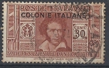 1932 EMISSIONI GENERALI DANTE USATO 30 CENT  - RR8907 - Emisiones Generales