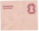 20p+20p Express Delivery  121x 97mm Unused Postal Stationery  Envelope / Cover India - Covers