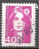 1 W Valeur Oblitérée, Used - FRANCE * 1991 - YT Nr 2717 - N° 8101-75 - 1989-1996 Bicentenial Marianne