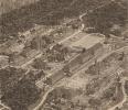 Vue Aérienne Du Terrain De Tennis Et Un Stade. Old Postcard PC  3 Scann - Tennis