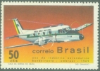 BRAZIL #1143  Year Of Aeronautic Industry  - Bandeirante   - 1969 - Ongebruikt