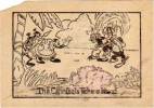 1 Image Recto - 1 Image Verso - Scenes De MICKEY -  Canibales - Bateau    (28075) - Walt Disney