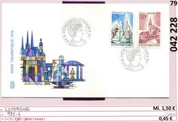 Luxemburg 1979 - Luxembourg 1979 - Michel 985-986 Auf FDC - Kirchen - FDC