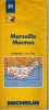 Carte MICHELIN   MARSEILLE MENTON N° 84  (en 1986) - Cartes Routières