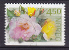 Norway 2001 Mi. 1336 Du    4.50 Kr Flower Blume Rose - Used Stamps