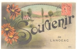 43 // Souvenir De LANGEAC  Colorisée  9002 - Langeac