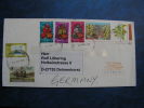 == Australia  Mixed Franking With Norfolk Stamps , Orchids.. 2008 Cv. To Germany , - Lettres & Documents
