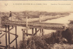 BRUG OVER DE IJZER-PASSERELLE SUR L´YSER PRES DE LA MINOTERIE  1914-18 - Diksmuide