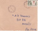 AEF,Congo,Mindouli Le 21/05/1957 > France,colonies,lettre,li Eutenant Gouverneur Cureau,15f N°230 - Storia Postale