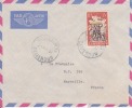 Cameroun,Moungo,Nkongsamb A  Le 21/05/1957 > France,colonies,lettre,ré Colte  Des Bananes,15f N°298 - Covers & Documents