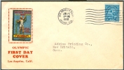 USA FDC 15-6-1932 Los Angeles - Verano 1932: Los Angeles