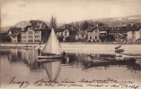 4342# AUVERNIER PORT ET COLLEGE 1908 SUISSE HELVETIA SWITZERLAND - Auvernier