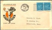 USA FDC 15-6-1932 Los Angeles - Sommer 1932: Los Angeles