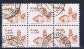 BR+ Brasilien 1986 Mi 2196 Kirche (Sechserblock) - Used Stamps