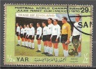 1 W Valeur Oblitérée,used - FOOT - YAR - TEAM OF ENGLAND * 1970 - N° 974-32 - 1970 – Mexique