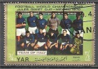 1 W Valeur Oblitérée,used - FOOT - YAR - TEAM OF ITALY * 1970 - N° 974-35 - 1970 – Mexique