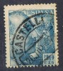 Sello Caudillo 30 Cts, Fechador CASTELLON Num 1049 º - Used Stamps