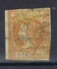 Sello 4 Cuartos Isabel II, 1860, Rueda Carreta 14, VALLADOLID, Edifil Num 52 º - Used Stamps