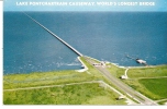 Carte Postale, Usa, Louisiane, New Orleans, Lake Pontchartrain Causeway, Barrage, Digue - New Orleans