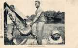 CONGO FRANCAIS 1900 CHASSES JEUNE HIPPOPOTAME    EDIT  G GIRAUD N 5   CIRC  NON - Andere & Zonder Classificatie