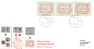 GB - Automatenmarken / Postage Labels FDC Southhampton (g028) - 1981-1990 Decimale Uitgaven