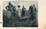 CONGO FRANCAIS 1900 CHASSES A L  ANTILOPE    EDIT  G GIRAUD N 33  CIRC  NON - Andere & Zonder Classificatie