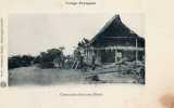 CONGO FRANCAIS  1900   CONSTRUCTION D UNE CASE KEMO   EDIT  G GIRAUD N  10  CIRC  NON - Andere & Zonder Classificatie