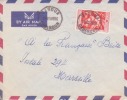 GAROUA - CAMEROUN - 1956 - Afrique,colonies Francaises,lettre,avion,m Arcophilie - Brieven En Documenten