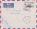 KOUTABA ( PETIT BUREAU ) CAMEROUN 1957 - Afrique,colonies Francaises,lettre,avion,m Arcophilie - Covers & Documents