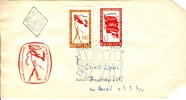 HUNGARY - 1959.FDC - 7th Congress Of The Hungarian Socialist Workers´ Party (Flag) Mi 1640-1641 - FDC