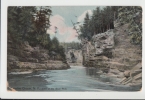 AUSABLE CHASM - End Of Boat Ride NY . Old PC . USA - Adirondack