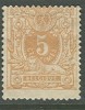 BELGIQUE 28 Neuf Sans Gomme - 1869-1888 Leone Coricato