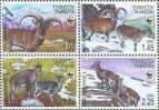 2005 TAJIKISTAN WWF 2005 (Bharal). Block Of 4v - Tajikistan