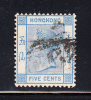Hong Kong Used Scott #11 5c Victoria - Used Stamps
