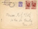 Carta PARIS 1947 (Rue De La Convention) . Ministere De Finances - Storia Postale