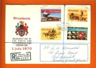 RHODESIA 1970 FDC With Address Post,Telegraph,Telephone 102-05 F1236 - Rhodesien (1964-1980)