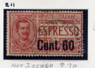 1922 - Regno -  Italia - Italy -  - Posta Expresso - Sass. N. 6 USED -  (W0208...) - Express Mail