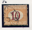 1870/74 - Regno -  Italia - Italy - Segnatasse - Sass. N. 6 USED -  (W0208...) - Strafport