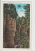Column Rock, Ausable Chasm, New York NY. Old PC . USA - Adirondack