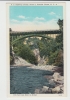 US HIGHWAY BRIDGE, ROUTE 9, AUSABLE CHASM NY NEW YORK. Old PC . USA - Adirondack