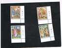 VATICANO - UNIF.1458.1461 -  2007 I VIAGGI NEL MONDO DI BENEDETTO XVI   -  NUOVI (MINT) ** - Unused Stamps