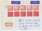 1961Air Mail Letter To USA Franked With Facit Booklet HA 5 - 1951-80