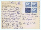 1961  Postcard To USA Franked With Facit HA 6 RV - 1951-80