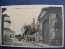 CPA.......SCEAUX..RUE DU MARCHE ET PETIT CHATEAU..PLAN ANIME...2 PHOTOS - Sceaux