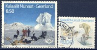 #Greenland 1991. 2 Different. Cancelled(o) - Oblitérés