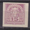 K4763 - AUSTRIA JOURNAUX Yv N°44 * - Dagbladen