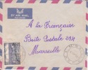 AEF,Oubangui Chari,Mbaiki Le 04/09/1957 > France,lettre,Colonies,ho Pital De Brazzaville,15f N°234 - Other & Unclassified